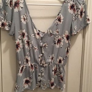 One Clothing beautiful button down top